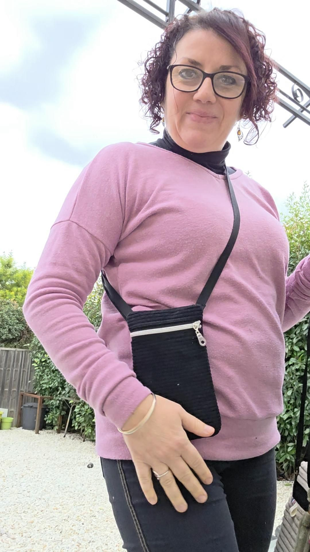 Pochette bandoulière pour téléphone