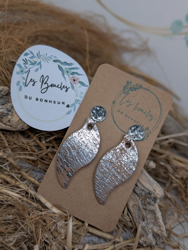 Boucles d&#039;oreilles Évasion ev043 argenté 