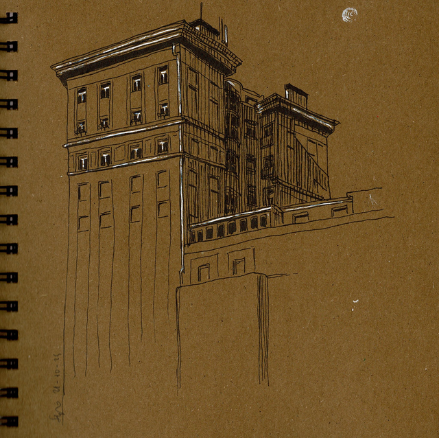 Edificio en muelle de la Merced (Bilbao)