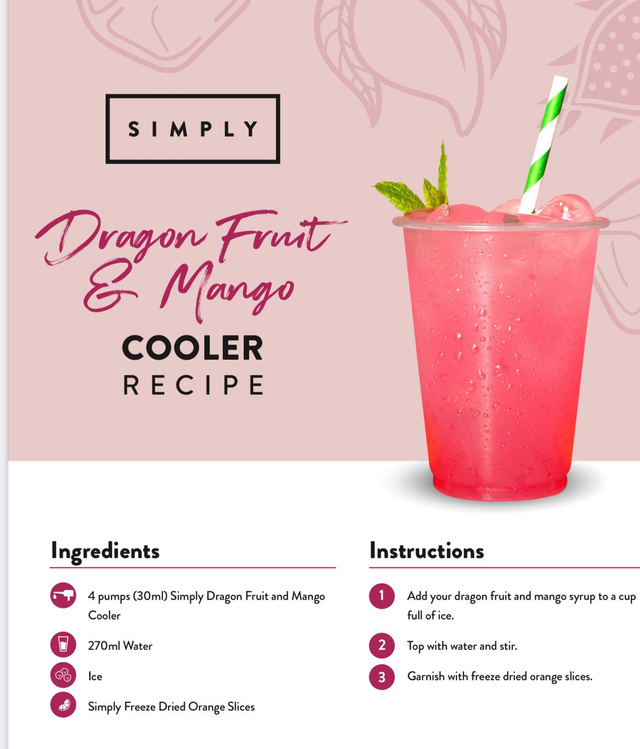 Dragonfruit & Mango 