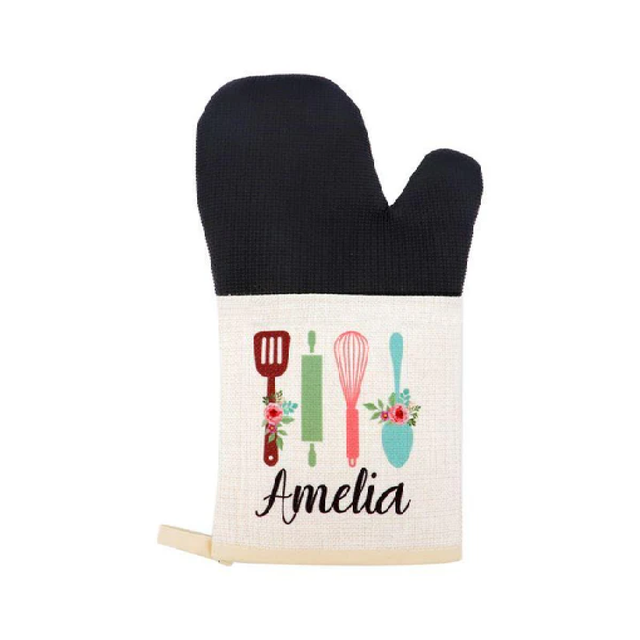 Oven Glove with Rubber Patch