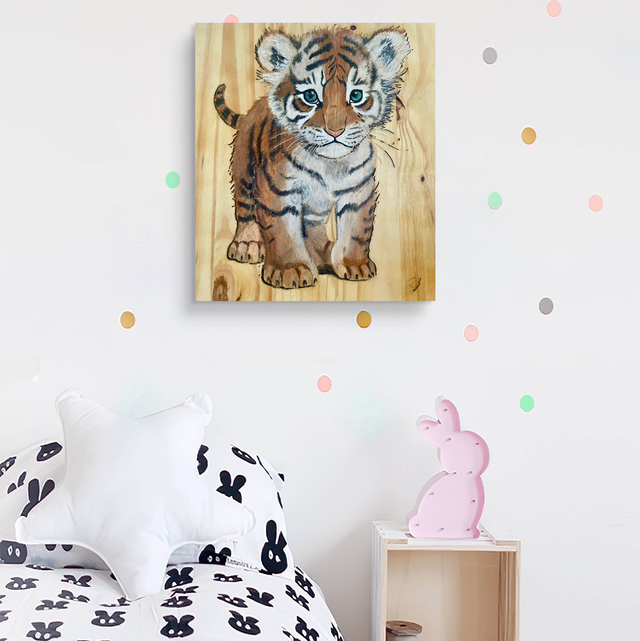 Tableau bébé tigreau