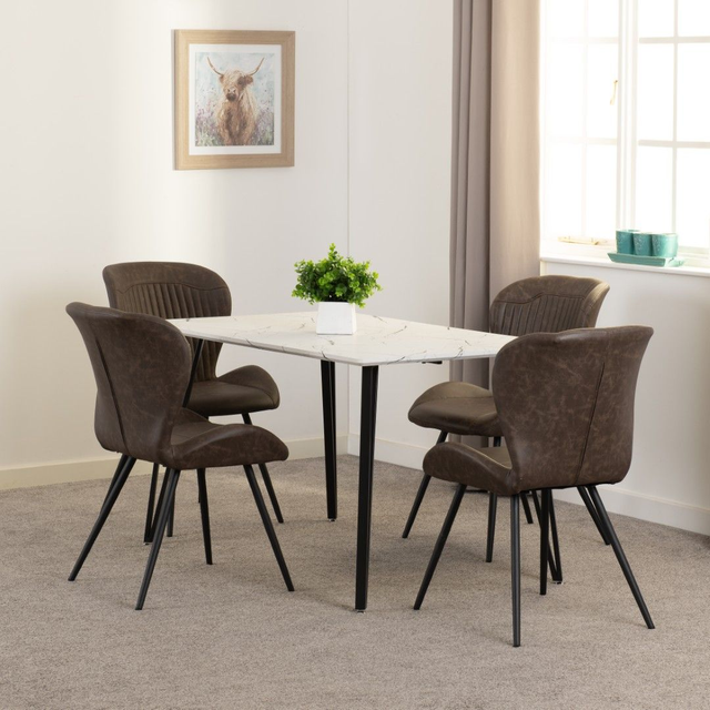 Marlow Dining Set with 4 Chairs