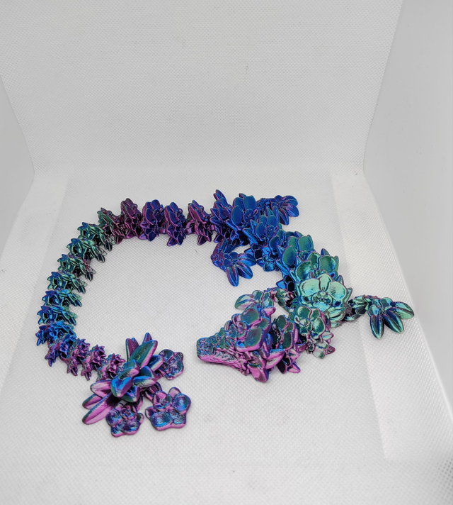 Dragon fleurs d&#039;orchidée