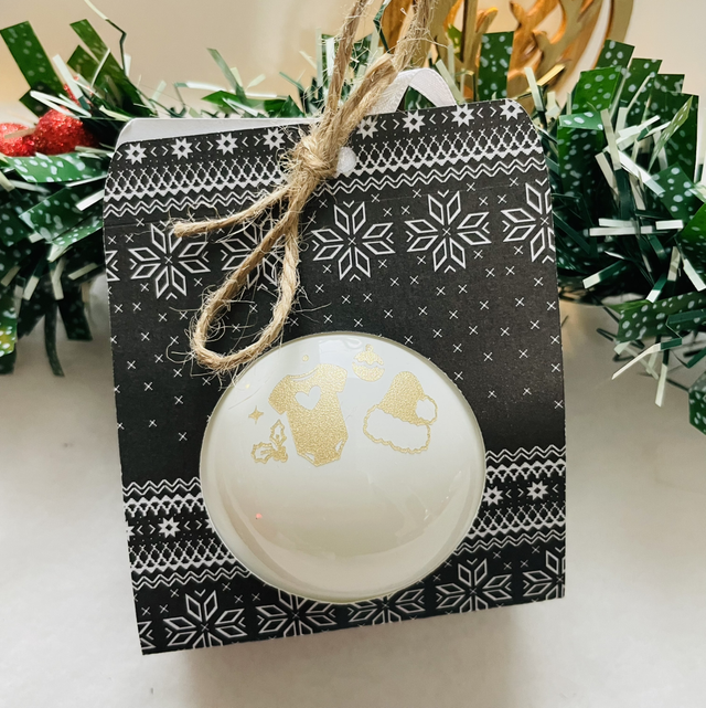 Boule de Noël personnalisée