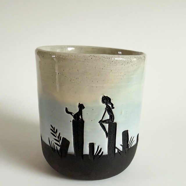 Gobelet « 🖤 les moments précieux » 