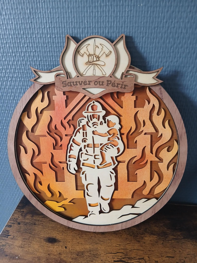 Pompiers - Déco murale