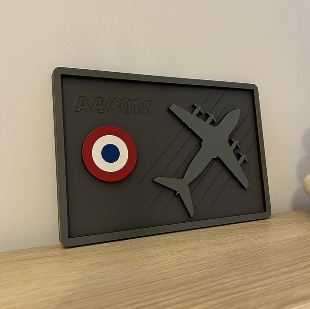 Déco 3D en bois A400M