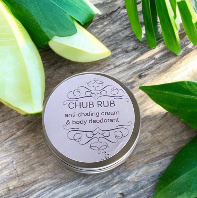 Chub rub anti chafing cream and body deodorant 