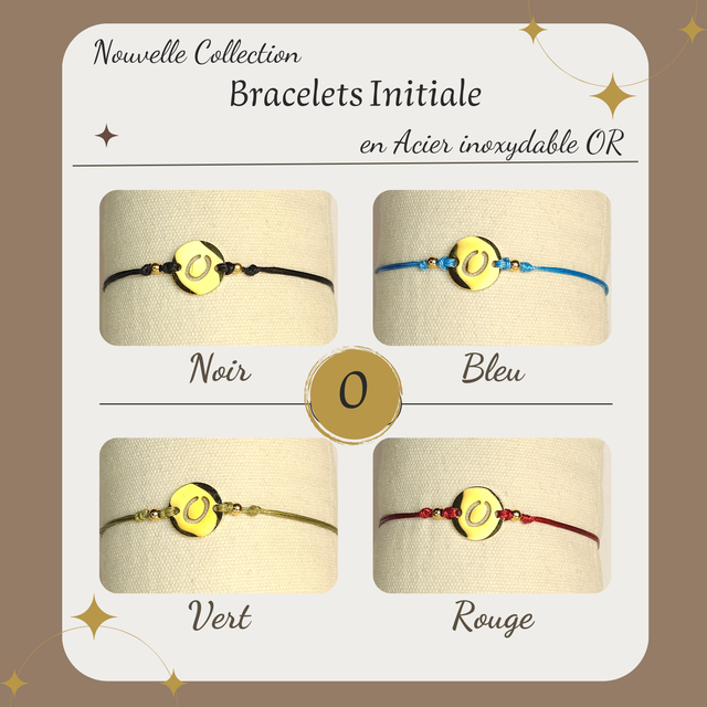 Bracelet initiale O