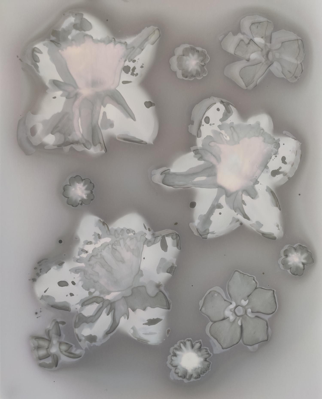 Bouquet de printemps – Narcisses fortunes et pervenches sauvages