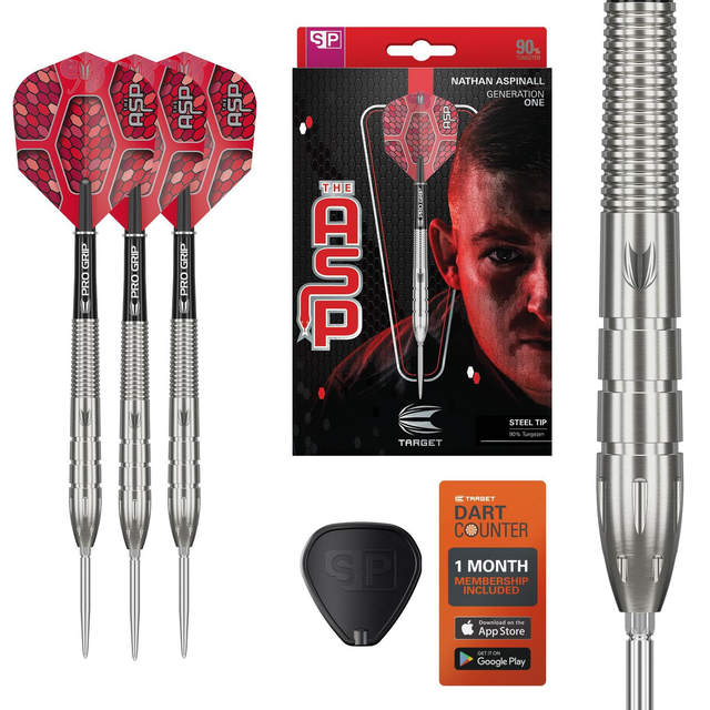 Target Steeldarts Nathan The Asp Aspinall 90% Tungsten Swiss Point Dart