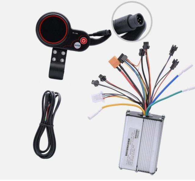 KIT Contrôleur de moteur sans balais en alliage d'aluminium 48V 20A CONTROLLEUR+Display Control Panel 