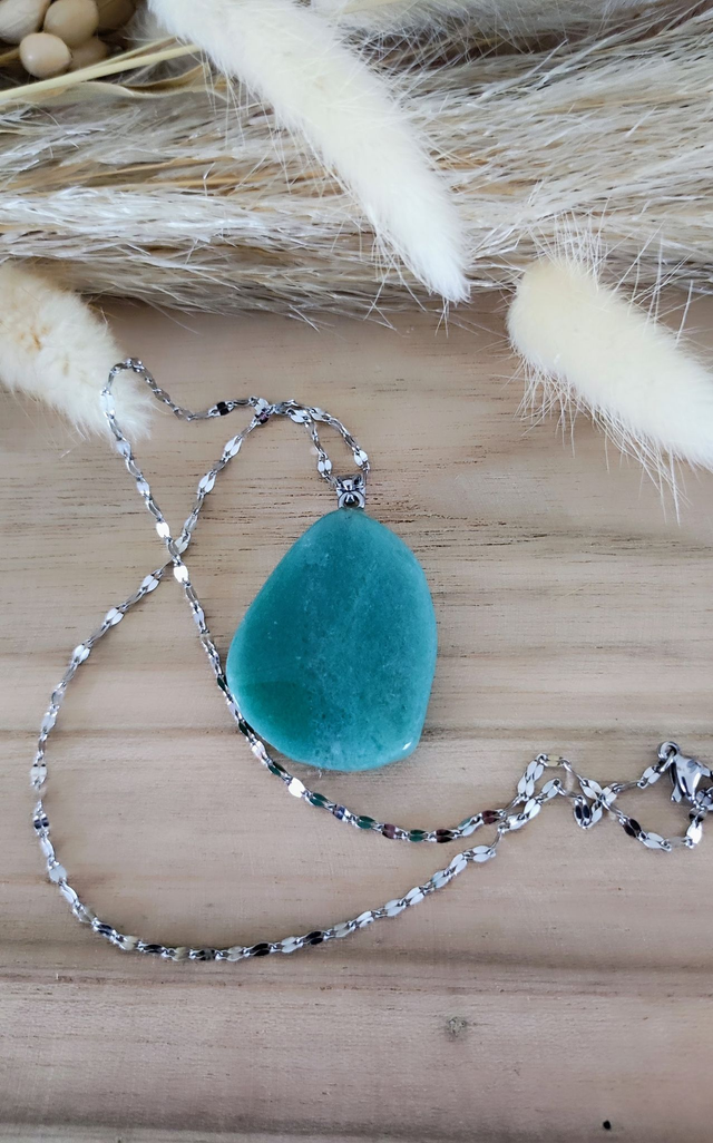 Pendentif "Isis" Aventurine verte