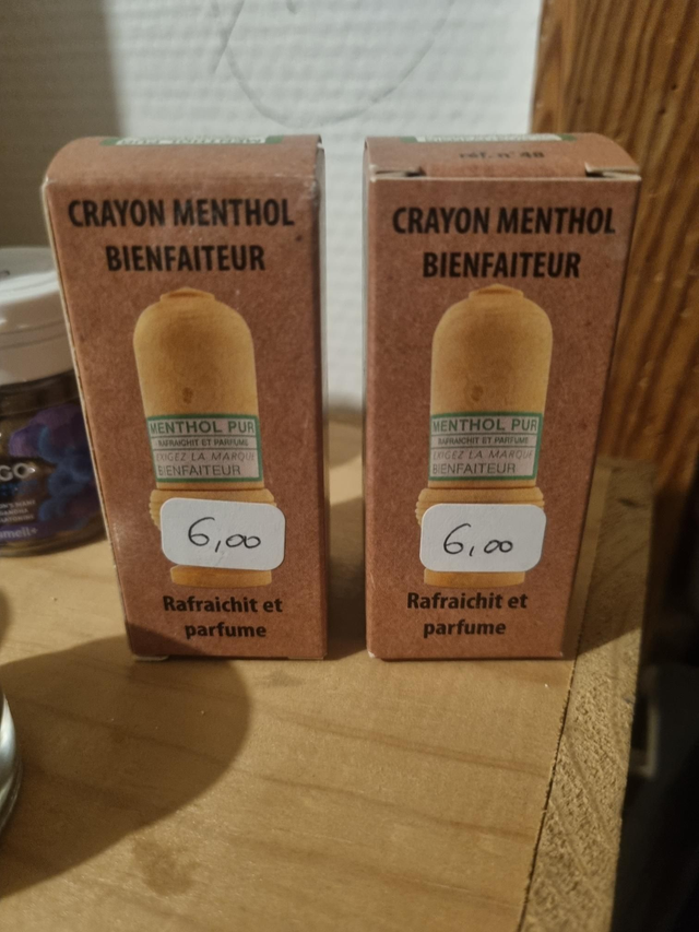 Stick / macaron menthol