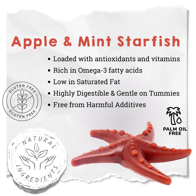 Apple &amp; Mint Starfish for dogs