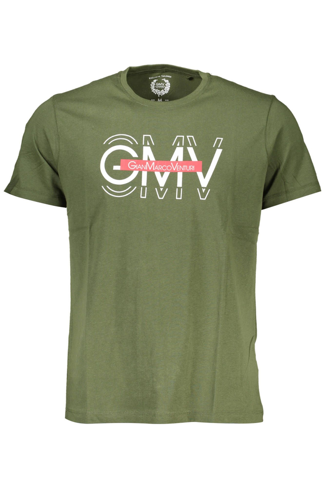 GIAN MARCO VENTURI T-SHIRT MANICHE CORTE UOMO VERDE