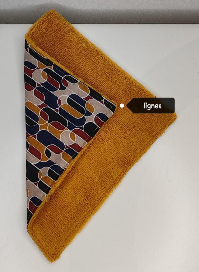 Serviette &quot;CHANA BORDEAUX&quot;