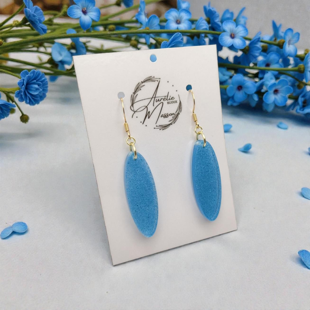 Boucles d'oreilles "Anchusa"