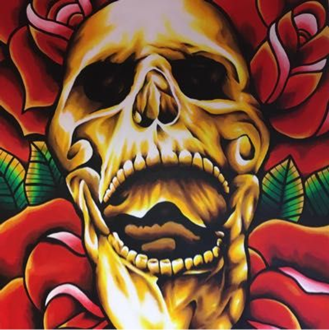 Skull &amp; Roses Limited Edition Print