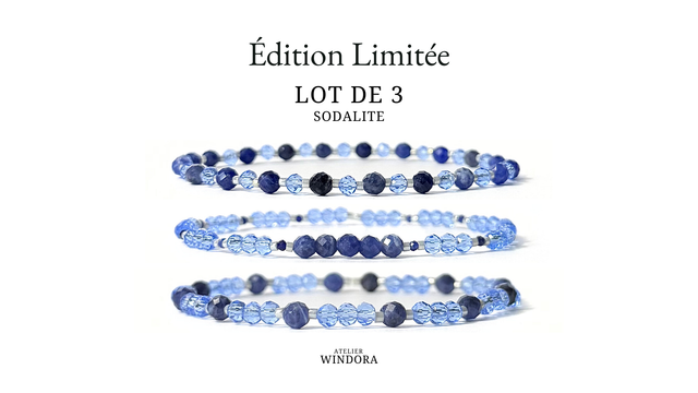 Bracelet | Sodalite - Collection 1 | Lot de 3
