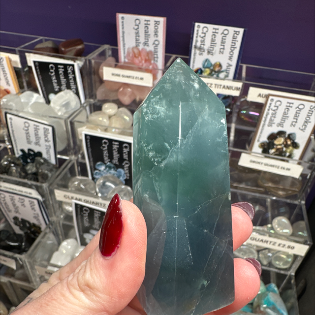 Blue Fluorite Tower 