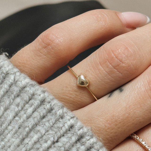 Ring “True Love” 925er Silber, 18k vergoldet