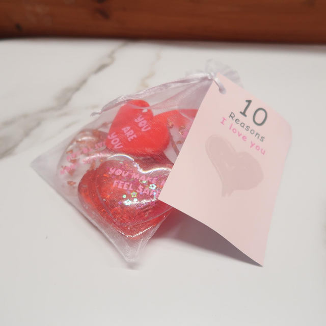 Set of 10 Reasons Why I Love You Tokens