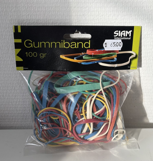 Siam. Gummiband
