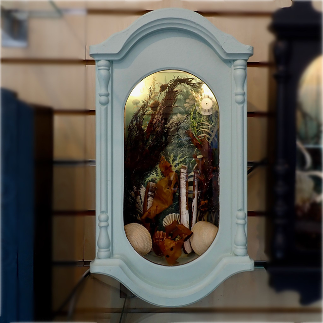 Curiosité-horloge verte