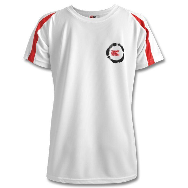 TDT Kids Sports T-Shirt (White)