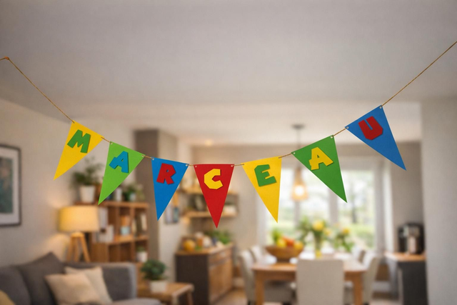 Guirlande Prénom Mario – Déco Anniversaire Enfant Personnalisée