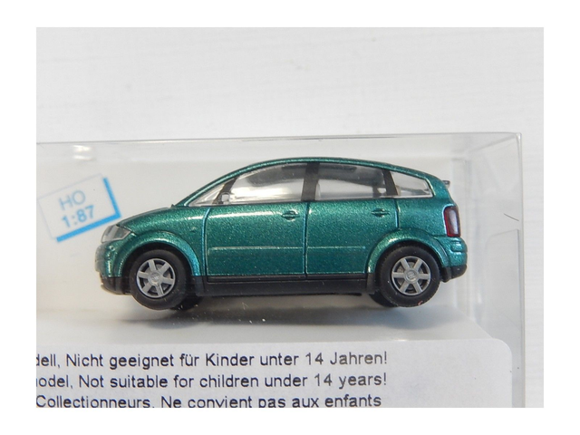 Audi A2 verte métallisée Rietze 21000 H0