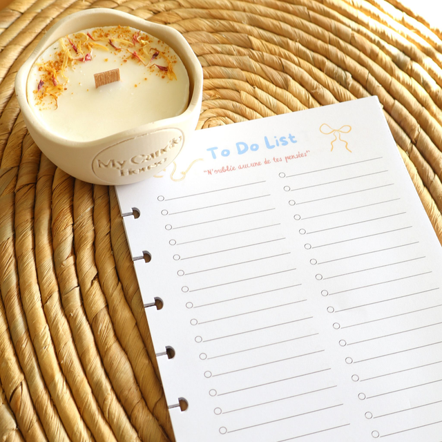 Recharge 50 To Do List + Recharge bougie (en option)