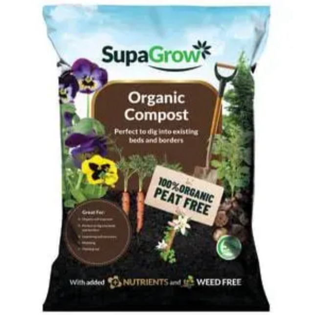 Supagrow organic compost 50l (store collection only at checkout)
