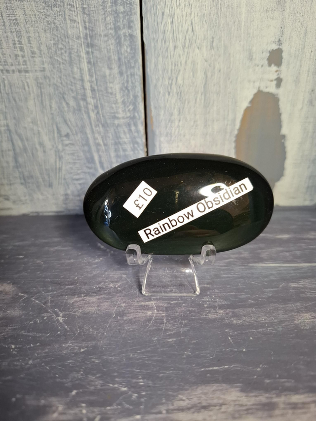 Rainbow Obsidian Palmstone 