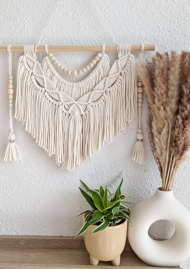 LENAÏS Tenture murale - Ivoire