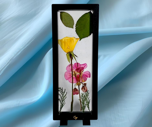 Petit Cadre a Posé 9 x 24 🌺 &quot;Écrin Botanique&quot;