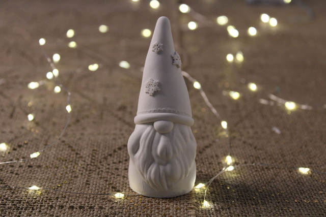 Gnome avec son bonnet flocon