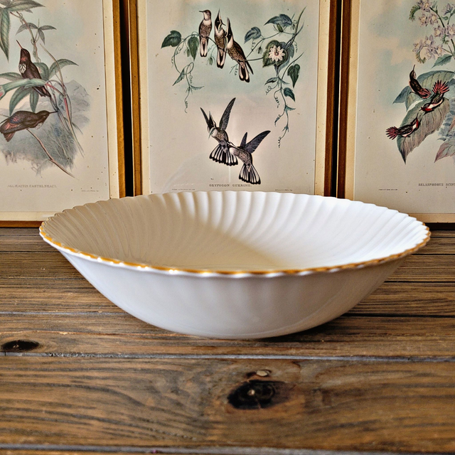 X Saladier vintage Kaiser modèle Jeannette en porcelaine 