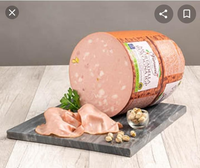 100 g Mortadella Fiorucci con pistacchio 