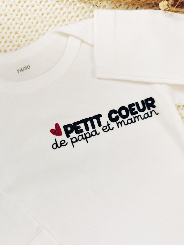 Body Petit cœur de papa et maman ❤️