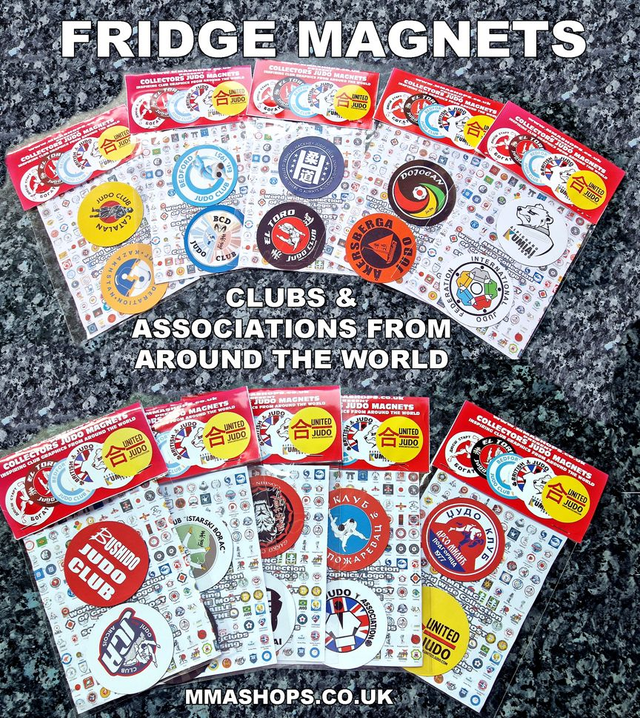 JUDO magnets - Clubs and Associations of the World