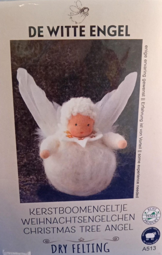 Witte engel: Kerstboomengeltje
