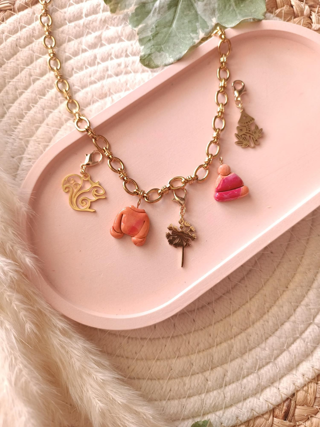 Charm AUTOMNE acier inoxydable 