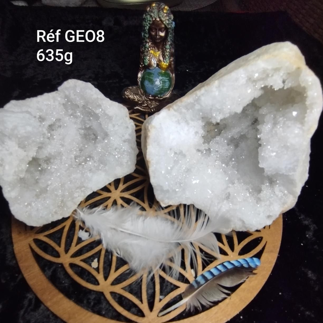 Géode Quartz cristal * env 12cm