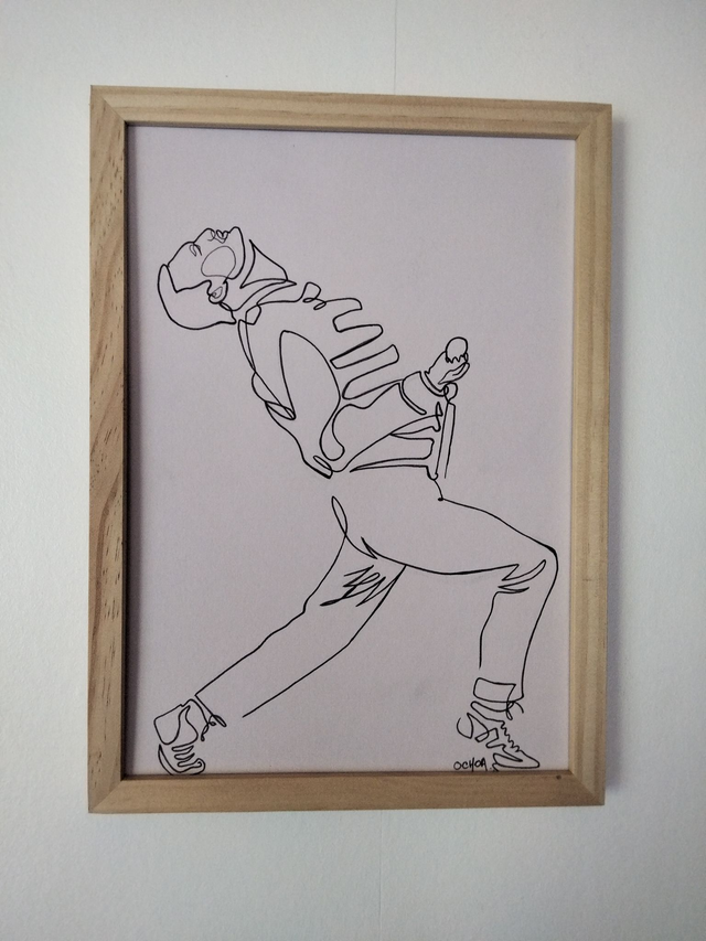  Freddy Mercury format A4 