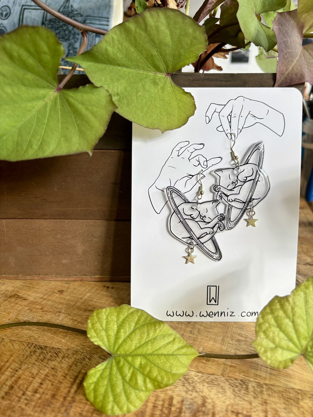 &quot;Chaturne&quot; Boucles d&#039;Oreilles