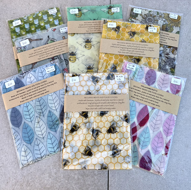 Beeswax wraps - pack of 2