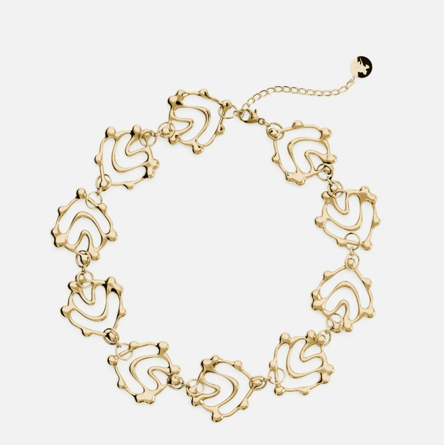 FU25 / Furiosa / Náhrdelník Bonshell choker zlatý 